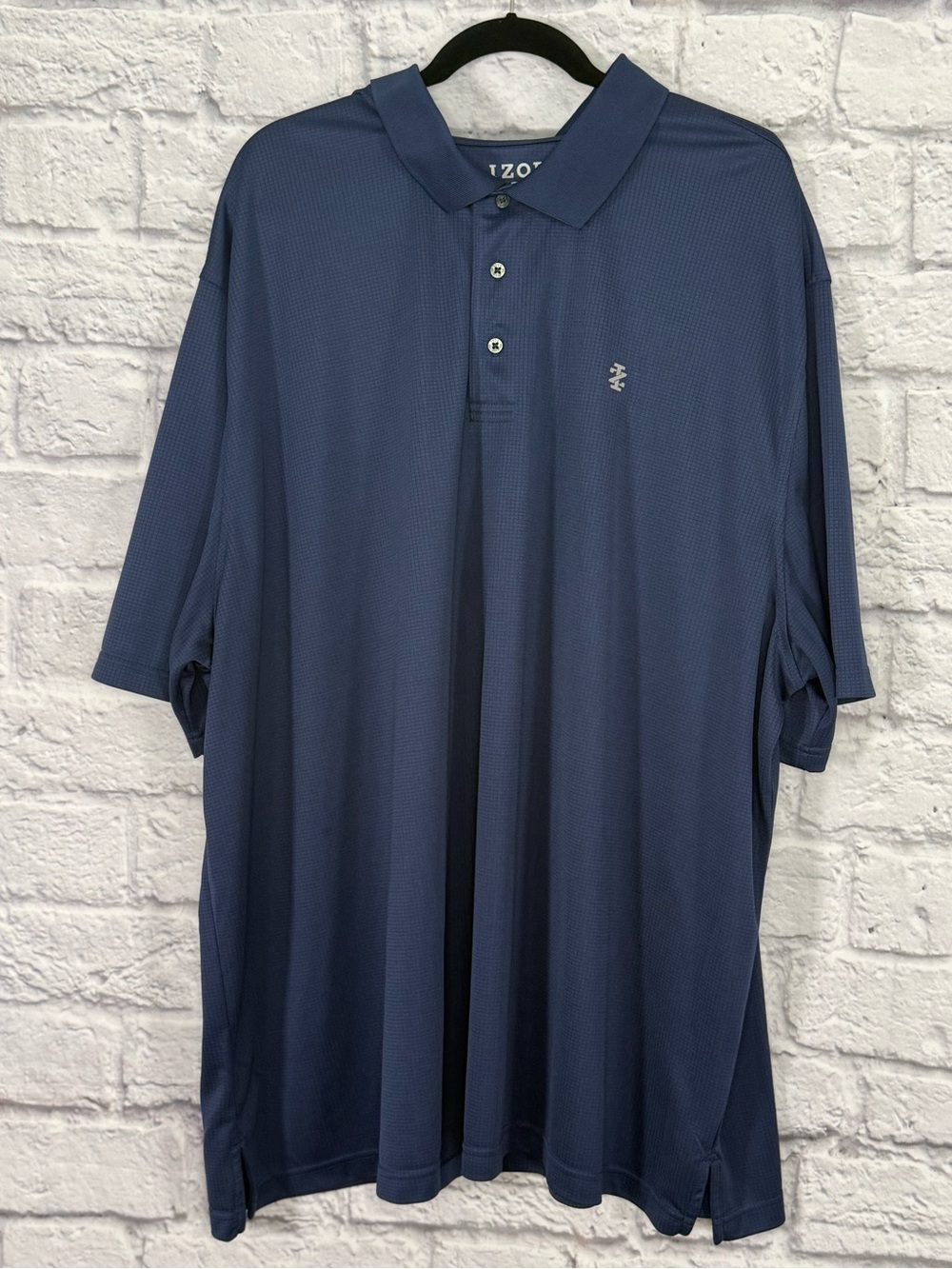 Men’s Big and Tall IZOD Pro Tech Golf Polo Navy 4XLT